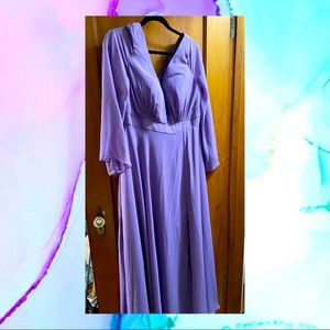 NWT Never Worn Long Sleeve Bridesmaid Dress